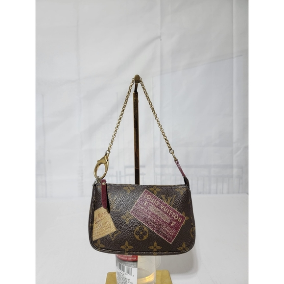 Louis Vuitton Handbags - Louis Vuitton Monogram Mini Pochette Accessoire Pouch Brown